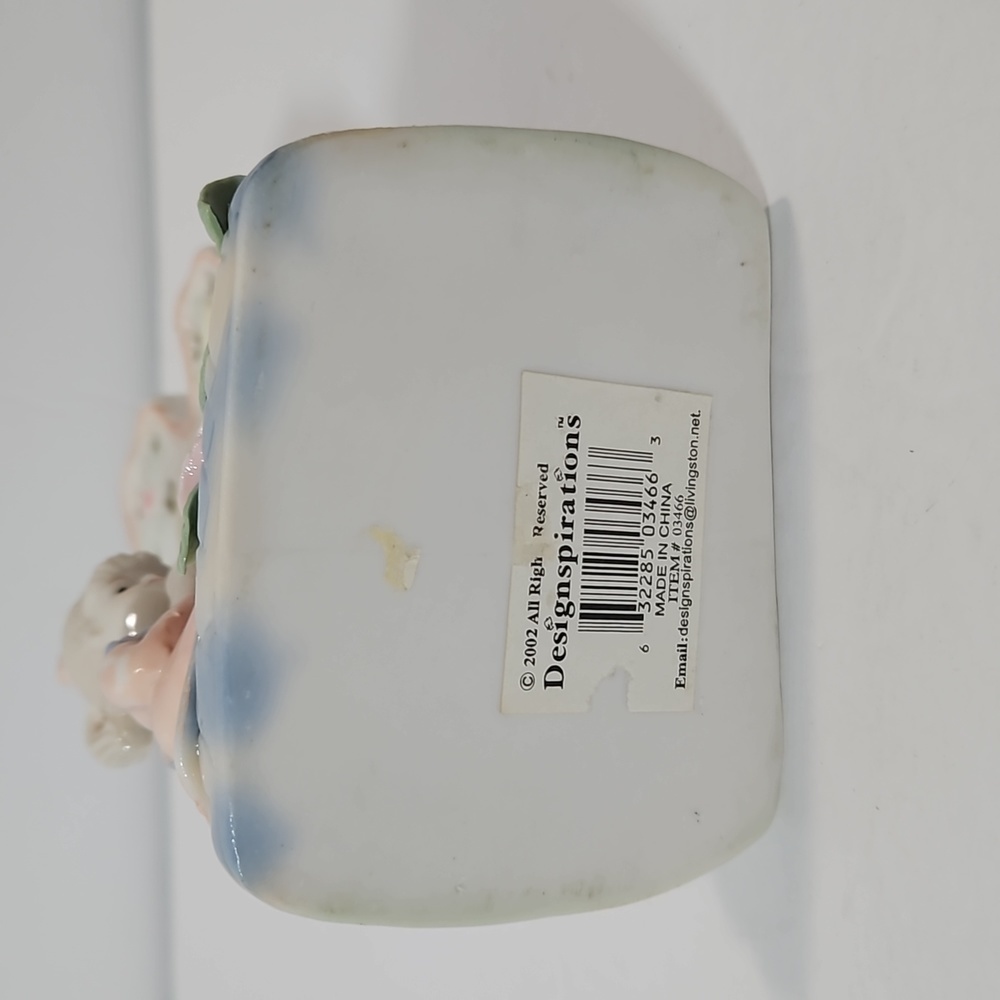 Designspirations Ceramic Cutout Cross w/ Praying Girl Tea Light Candle Holder - Picture 7 of 7